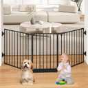 29.4-78" Extra Wide Baby Gate, Long Dog Gates Indoor for Stairs