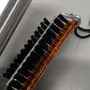 2 in 1 Fast Heating Electric Hair Iron for Hair Styling, Auto-Off Function, with 3 Adjustable Levels, Rotating Roller Curling Wand (Gold)