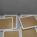 HappyHapi 8x10 Picture Frame Set of 6, 8x10 White Picture Frame Display Pictures 5x7 with Mat or 8x10 Without Mat. Wall Hanging Photo Frame or Tabletop Display Gallery Frame (White)