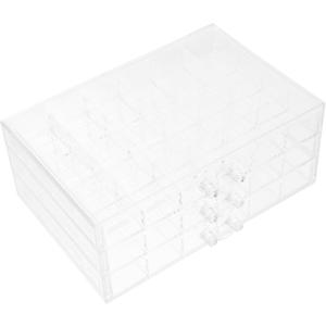 Acrylic Earring Storage Box Jewelry Organizer for Personal and Commercial Use Transparent Display Case with Sealed Design to Protect Accessories Space-saving Compact Jewelry