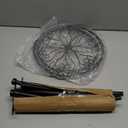 OwnMy Cast Iron Tall Plant Stand Heavy Duty Vintage Flower Pot Holder Stand, Decorative Round Potted Plant Holder Rack, Indoor Outdoor Metal Plant Holder Wrought Iron Large Plant Stand for Home Garden