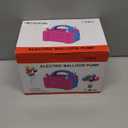 SINBEE Balloon Pump Electric Party Decorations - Electric Balloon Pump for Balloon Arch Kit, Portable Dual Nozzle Balloon Inflator (Rose Red)