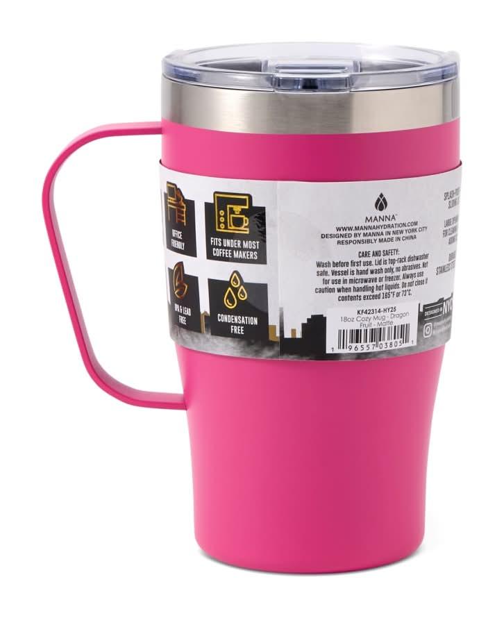 Manna Cozy Stainless Steel Mug 18 oz