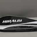 HIRALIY Badminton Set, 4 Rackets, 12 Birdies, 1 Carrying Bag, 4 Grip Tapes