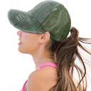 Adjustable Pony Baseball Hat with Hole, Ponytail Hats for Women, Breathable Sports Hat, Ponytail Hat for Ladies