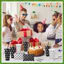 Hollowfly 122-piece Volleyball Party Favor Set Includes Cups with Straws, Mini Stress Balls Keychains, Slap Bracelets, Hair Ties, Stickers, a Makeup Bag, and More for Birthday Parties