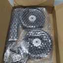 MOSHAY Roll Over Image to Zoom in Bicycle Training Wheels Fits 16 18 20 22 24 inch Variable Bike (black2)