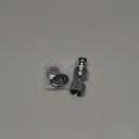 360 Swivel Dishwasher Faucet Adapter, Quick Connect Faucet to Hose Adapter Sink Hose Aerator, Male To Female Hose Adapter for Dishwasher, Kitchen, Garden - 15/16-27 Male to 55/64-27 Female (Chrome)