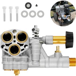 HRepiar 7108366 Pressure Washer Pump Manifold fits for Technologies 510020 and 520006 Axial Cam Pressure Washer Pump Replacement Simpson 7108366 Cleaning Manifold