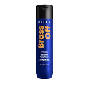 Matrix Brass Off Toning Blue Shampoo - Refreshes and Neutralizes Brassy Tones, For Color Treated Hair, Lightened Brunettes or Dark Blondes (10.1 Fl Oz (Pack of 1)
