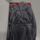 Neck Heating Pad Cordless, Rechargeable Heated Scarf with 5000mAh Power Bank, Portable Neck Warmer with 3 Heating Levels, Heating Pad for Neck Pain Relief and Stiffness, Christmas Gift, Grey