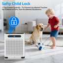 FreAire Air Purifiers for Home Large Room Up to 2600 Ft, HEPA Air Purifier with Washable Filter & Air Quality Display, Powerful Turbo Mode Air Cleaner for Pet Hair Odors Smoke Dust, HAP605