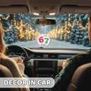 67 Funny Christmas Ornament  67 Meme Six Seven Teen Slang Ornament, Double-Sided Wood UV Print 10cm Round Xmas Tree Decor, Viral Meme Gift for Teen Boys Girls Gen Z