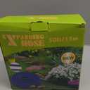 Expandable Garden Hose Extra Strength 3/4 Solid Brass Fittings - The Ultimate No-Kink Flexible Water Hose (Black, 50 FT)