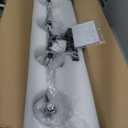 Bathroom Vanity Lights 4-Light Plating Black Modern Crystal Vanity Light Fixtures Over Mirror Crystal Bathroom Vanity Lighting Fixtures