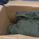 Bedsure Dark Olive Green King Size Comforter Set Boho, Plaid Bedding 3 Pcs