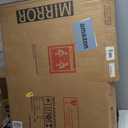 Hasipu Vanity Mirror with Lights, 31.5" x 22" LED Makeup Mirror, Lighted Makeup Mirror with Dimmable 3 Modes, Touch Screen Control Vanity Mirror Round White