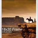 A PLUS MAX 18x20 Picture Frame White Light Weight Wall Mount
