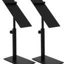 Angoily Shoe Display Stand, 2 Pack Adjustable High Heel Metal Shoe Riser Stand Stainless Steel Sandals Height Rack for Store Shopping Malls, Home, Organizers and Storage Sneakers , Black