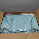 Teepee Tent for Kids with Mat, Star Lights, Carry Case, Cotton Canvas Playhouse, Foldable Tents, Portable Children Play Tent Indoor Outdoor (Jewelry Blue)