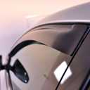 4pcs Outside-Mount Side Window Visor Wind Vent DeflectorDark Smoke Nice Sun Rain Guard Set fit for 2005-2009 Hummer H3 94501