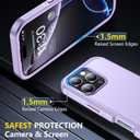 SPIDERCASE Designed for iPhone 16 Pro Case, [12 FT Military Grade Protection] 2 Pack [Tempered Glass Screen Protectors] Heavy Duty Shockproof Phone Case,Purple