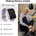 Smart Watch for Men Women Answer/Make Call, 1.85" Smartwatch, Fitness Watch with Heart Rate Blood Pressure Sleep Monitor, 140+Sports, IP68 Waterproof Step Counter Watch Compatible with Android IOS