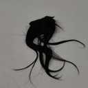 Clip in Black Hair Extensions for Women, Natural Black Hair Extensions, Thick Hairpieces Double Weft Wavy Hairpieces, Soft Hair & Blends Well, Long Wavy (20inch, Natural Black)