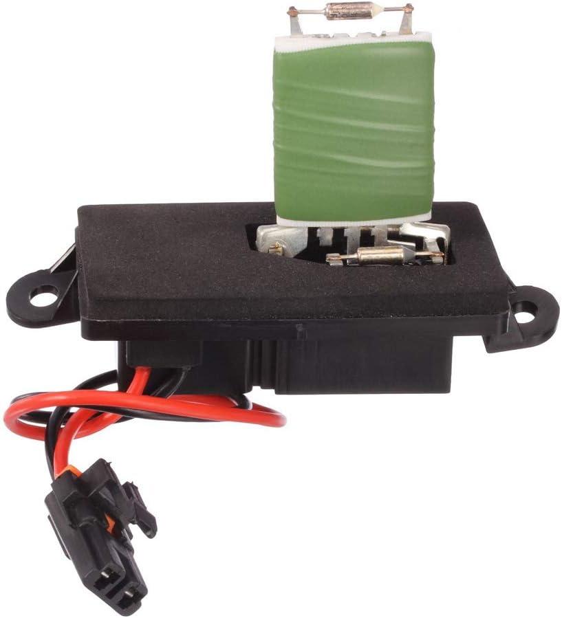 89019089 HVAC Blower Motor Fan Resistor Compatible with 1999-2006 Chevy Silverado GMC Sierra 1500 2500 3500, 2000-2002 GMC Yukon (2 Holes Mounting Flange) Replaces# 973-004, 89018597, 22807122, RU371