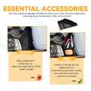 2-Piece Center Console Organizer for 2023-2025 2026 Kia Sportage Hybrid - with Rotary Type Transmission Only, Sportage Storage Tray Accessories Insert Box, Not for Lever Type Transmission