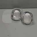 Stainless Steel Bowl for Automatic Microchip Cat Pet Feeder, Sealing Ring Design for Keeping Food Fresh and Reducing Odor, SUS 304, Easy to Clean, 2 Bowl & 1 Mat Set