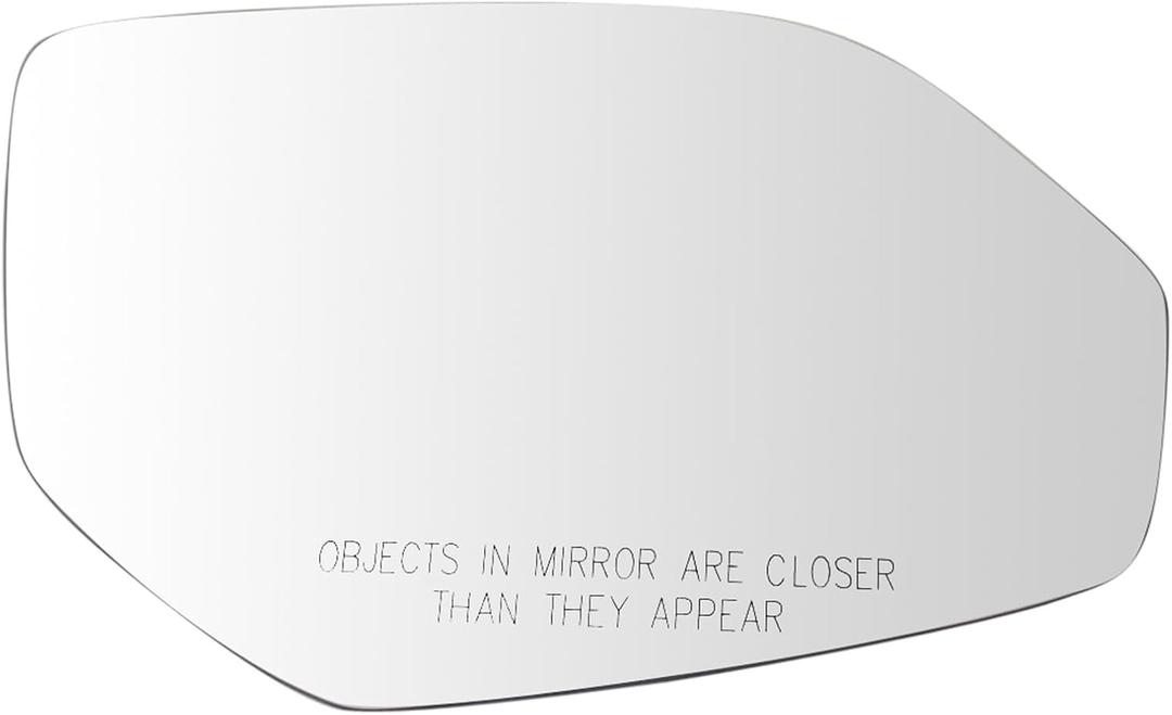 TRQ Right Passenger Side Mirror Glass Convex Snap On Compatible with 2018 Volkswagen Atlas 2020-2023 Atlas Cross Sport VW1325107