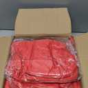 6 Pairs Heat Resistant Oven Mitts Kitchen Oven Gloves 11 Inch Long Quilted Cotton Polyester Kitchen Gloves for Cooking, Baking, Grilling BBQ (Red)