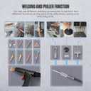 CMTOOL Dent Puller Welder, 3000W Stud Welder Dent Repair Kit, 3800A Car Pro Spot Puller Machine with 17 Types of Accessories, 6 Welding Modes, Adjustable Welding Power, Automatic and Manual Welding