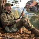 RunNico 22.8'' x14.5'' Wearable Hunting Seat Cushion, Lightweight Hunting EVA Foam Pad with Adjustable Straps, Portable Outdoor Seat Camo Cushion for Hiking Ice Fishing Rock Climbing Accessories