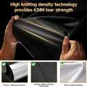 LXKCKJ Rectangular Pool Cover for above Ground Pools, Heavy Duty Winter Cover Ideal for Waterproof and Dustproof (9x18 FT, Black)