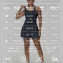 Womens Workout Romper Sexy Sleeveless Athletic Rompers One-Piece Running Onesie Jumpsuit Summer Gym Casual Valentine Gift, Navy Blue (Blue, L)