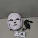 SDKWDH Red Light Photon Facial Mask with Remote Control, 7 Custom Modes with Infrared, Portable with Timer for Home Use