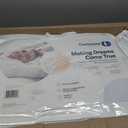 Continental Bedding Harmony White Goose Down Pillow 550 Fill Power Medium Loft 100% Cotton 300 Thread Count Shell Queen Size 1 Pack Made in USA