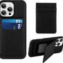 Phone Case Compatible with iPhone 16 Pro MaxCompatible with Magsafe, Detachable Magnetic Wallet Case and Card Holder. (Black)