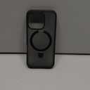 TORRAS Ultra-Magnetic Ostand for iPhone 16 Pro Case, [Compatible with MagSafe] [Flexible Stable Stand] Military-Grade Protection Translucent Slim Anti-Scratch Ring Kickstand, Frosted Black 6.3"