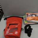 250 PCS Waterproof First Aid Kit, Roll Top Reflective Boat Dry Bag Bug Out Bags, Emergency Medical Kit Ideal for Boating, Camping, Fishing, Kayaking, Floating, Red