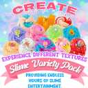 Slime Variety Pack Different Textures, 8 x 100ml Slimes Kit Include Cloud, Clear, Butter Slime, Slimes Party Favors for Kids, Birthday Easter Halloween Boys & Girls Gift