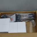 Unicozin Modern Bathroom Light Fixtures, 3 Light Vanity Lights, Black Wall Lamp with Clear Glass for Bathroom, Mirror, Living Room, Bedroom, Hallway, E26 Base