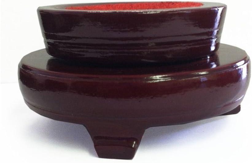 Amlong Crystal Wooden Stand for 6 inch Crystal Ball