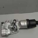 Aluminum Engine Oil Cooler Filter Housing Compatible with Audi A3 2006-08 A4 2005-09, Fit for Volkswagen Golf 2012-13 GTI Jetta Passat 2006-08, Replace 06F115397J 06F115397E 06F115397F