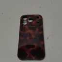 Compatible with iPhone 17 Pro Case for Women, Fashion Fall Tortoise Shell Phone Case, Classic Soft TPU Protective Shockproof Cover Compatible with iPhone 17 Pro 6.3'', Color2