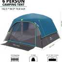CAMEL CROWN Tents for Camping 4/6 Person Tent Waterproof Easy Setup Backpacking Tents