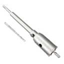 1-5/8" Concrete Hole Saw, 40mm Tungsten Steel Core Bit for Cinder Block, Brick, Rock, Plank Walls for Pipes or mini Split Lines, with SDS Plus Shank and 2 Center Positioning Drill Bits.