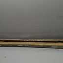 Heavy Duty Curtain Rods, 1 1/8 Inch Diameter Single Curtain Rod 36-72Inch(3-6ft) Extendable Length with End Caps Adjustable Modern Brackets-Warm Gold